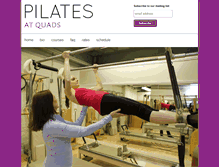 Tablet Screenshot of pilatesatquads.com